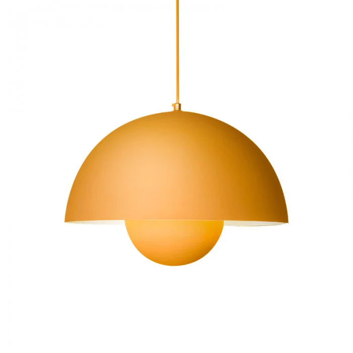 Mid-Century Modern Dome Pendant Light - Minimalist Dual Sphere Design