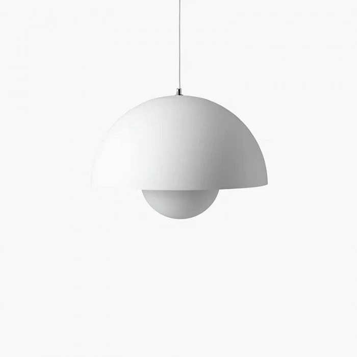 Mid-Century Modern Dome Pendant Light - Minimalist Dual Sphere Design