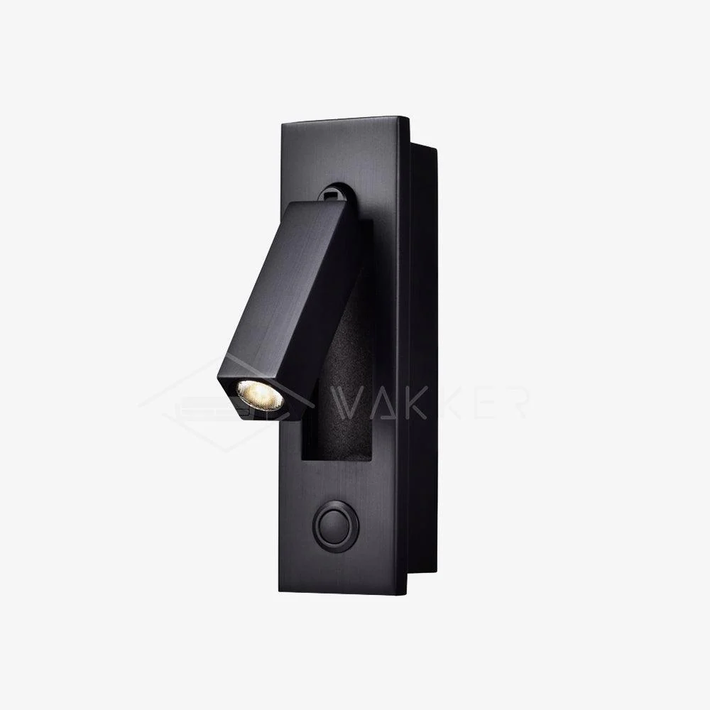 Modern Recessed Wall Light �C Adjustable LED Bedside Reading Lamp, Minimalist Design