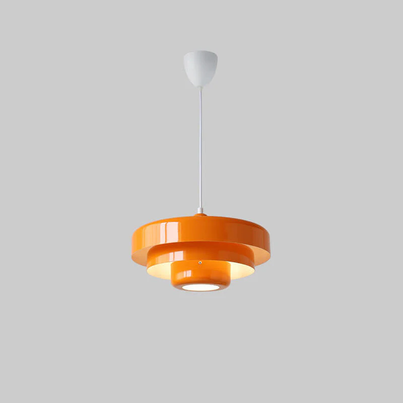 Mid-Century Modern Multi-Layered Pendant Light with Retro Charm