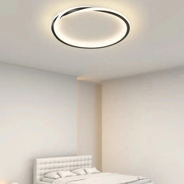 Modern Minimalist Round LED Ceiling Light �?Flush Mount - Iron & Acrylic