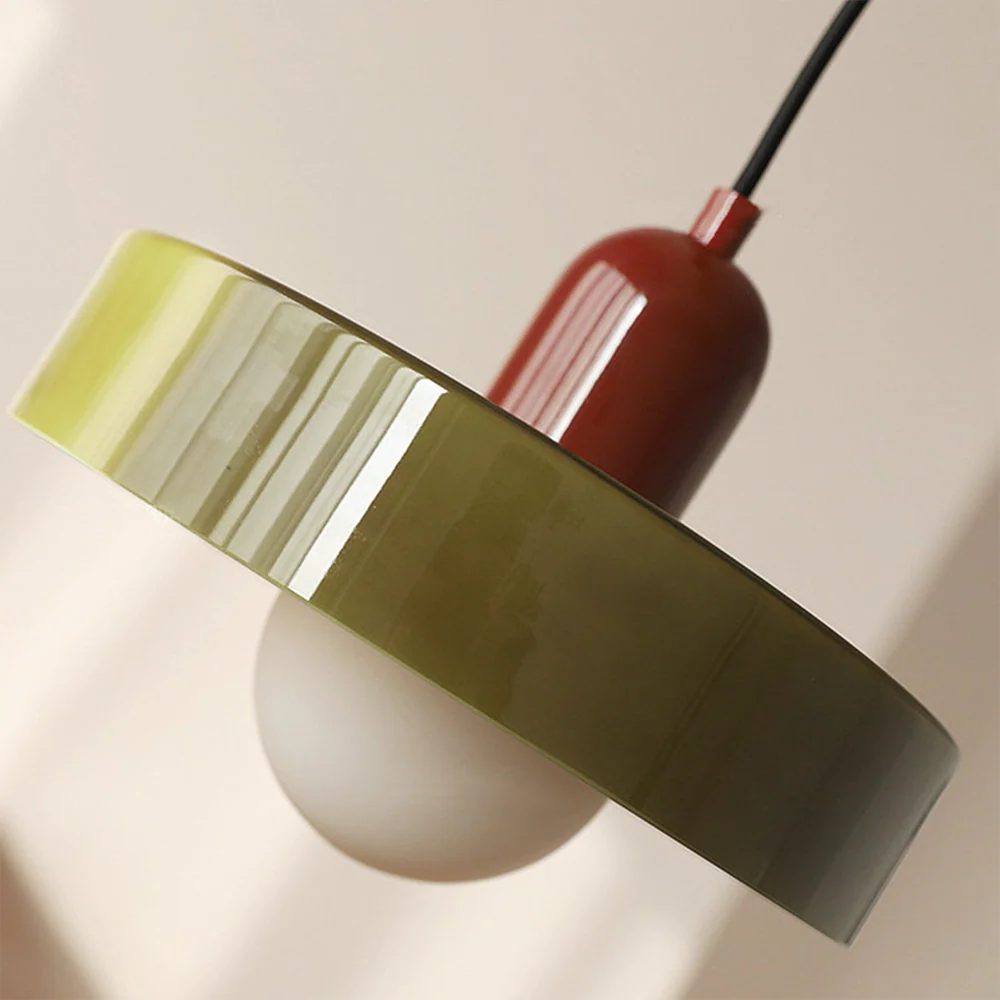 Modern Glass Pendant Light �C Minimalist LED Ceiling Fixture for Utility Rooms