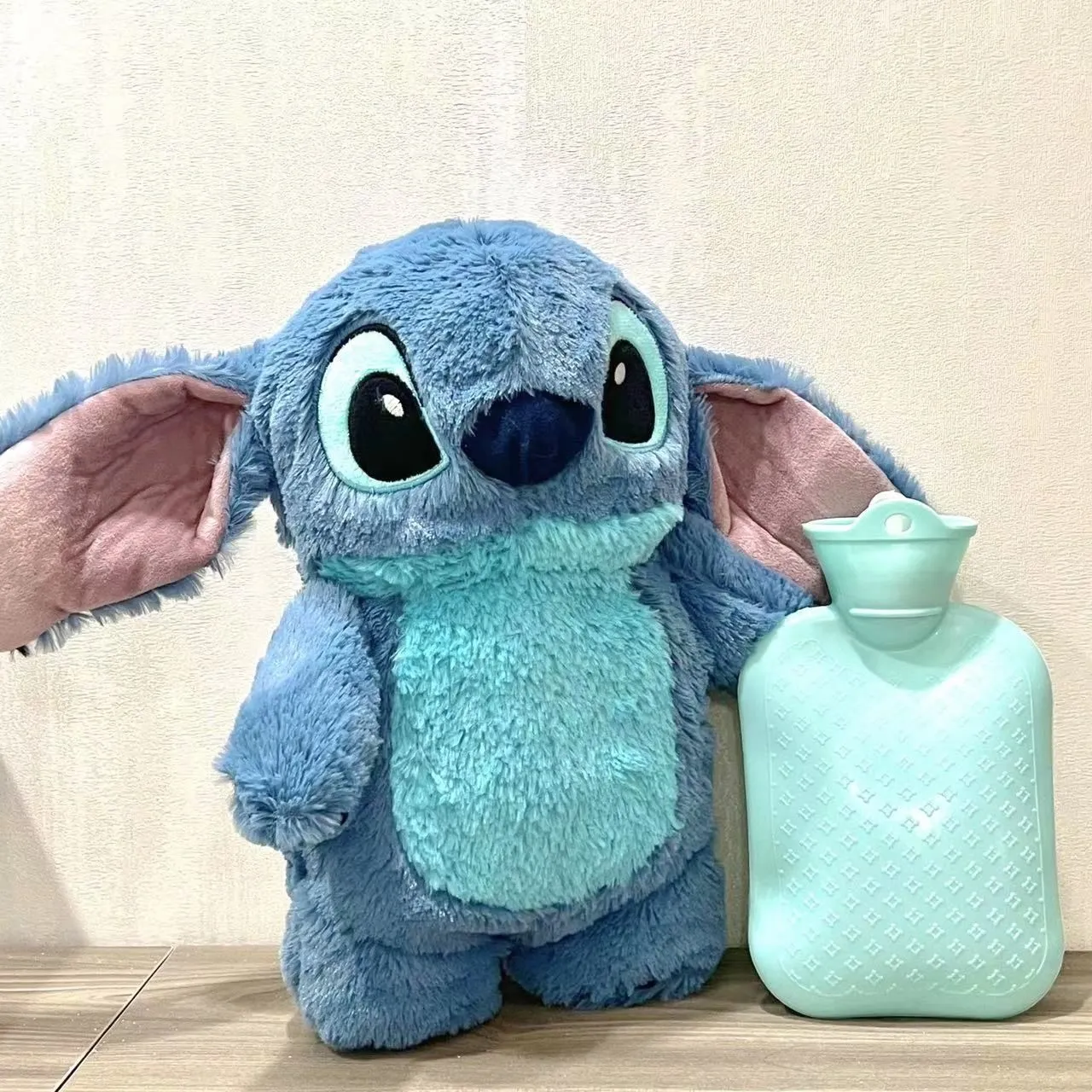 Lilo & Stitch Plush Hot Water Bottle - Cute Hand Warmer & Toy