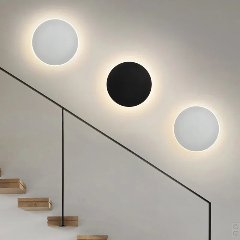 Modern Circular LED Wall Light �C Minimalist Aluminium Halo Sconce for Ambient Lighting
