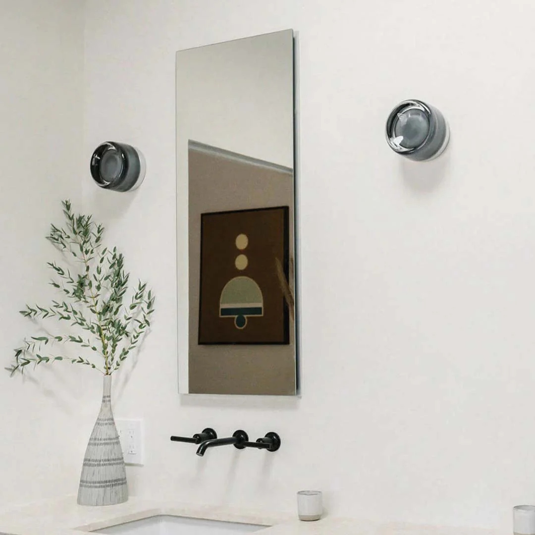 Modern Dimpled Wall Sconce �?Metal Light Fixture