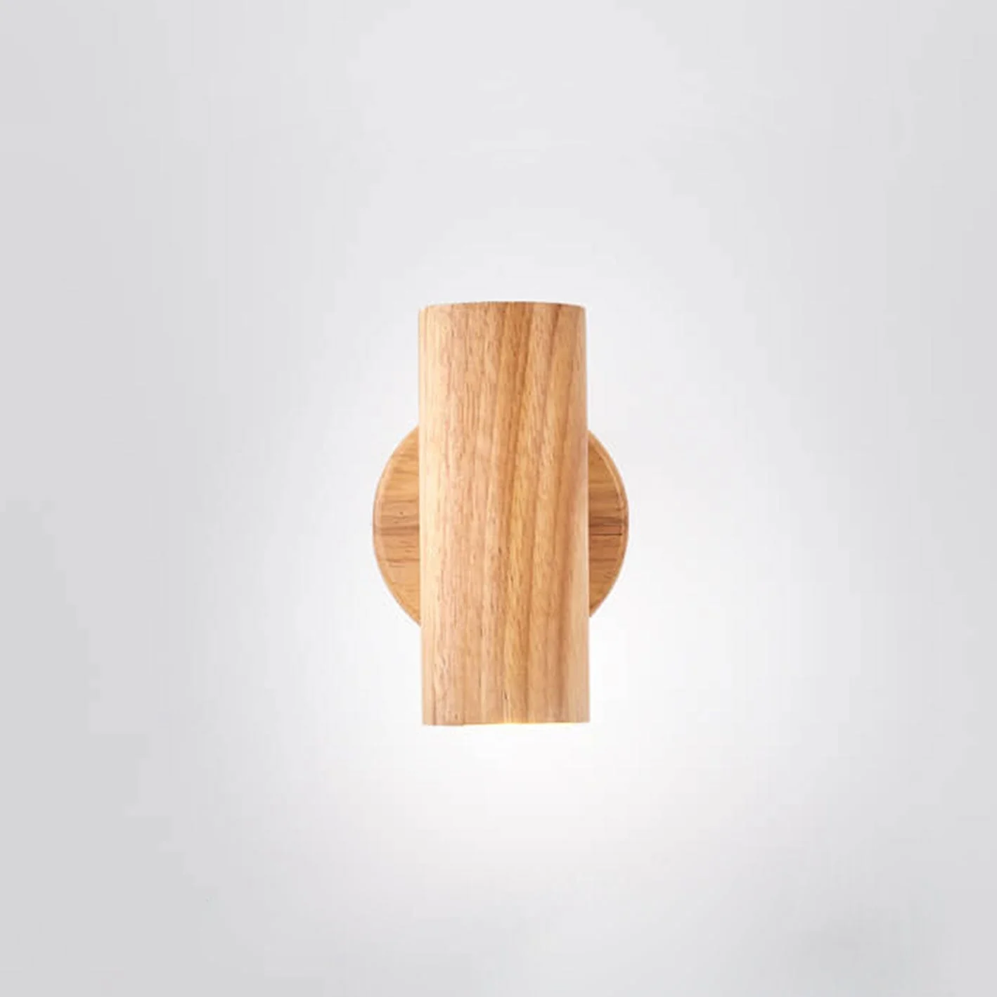 Modern Wooden Wall Light with Built-in LED �C Minimalist Sconce in 1/3/4 Spot Designs