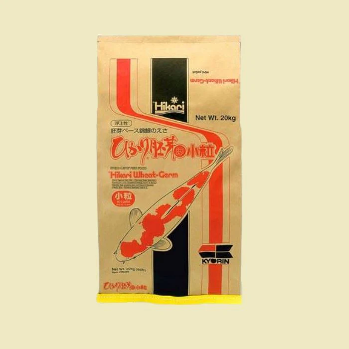 Hikari Wheat-Germ Koi Food - Floating, Small Pellets, 44 lbs.