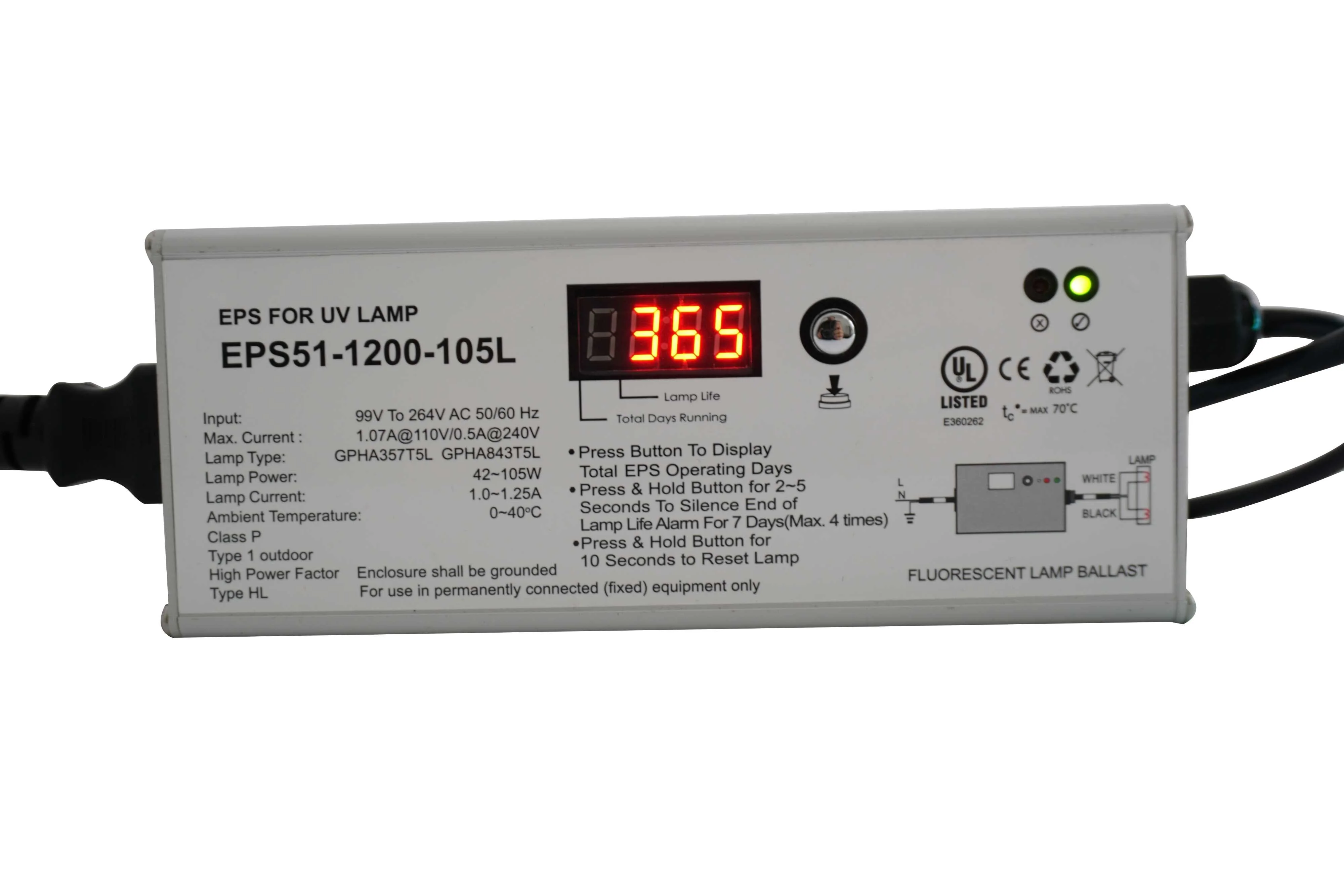 Lifegard Pro-MAX High Output Amalgam Germicidal UV - 55 Watts in 5