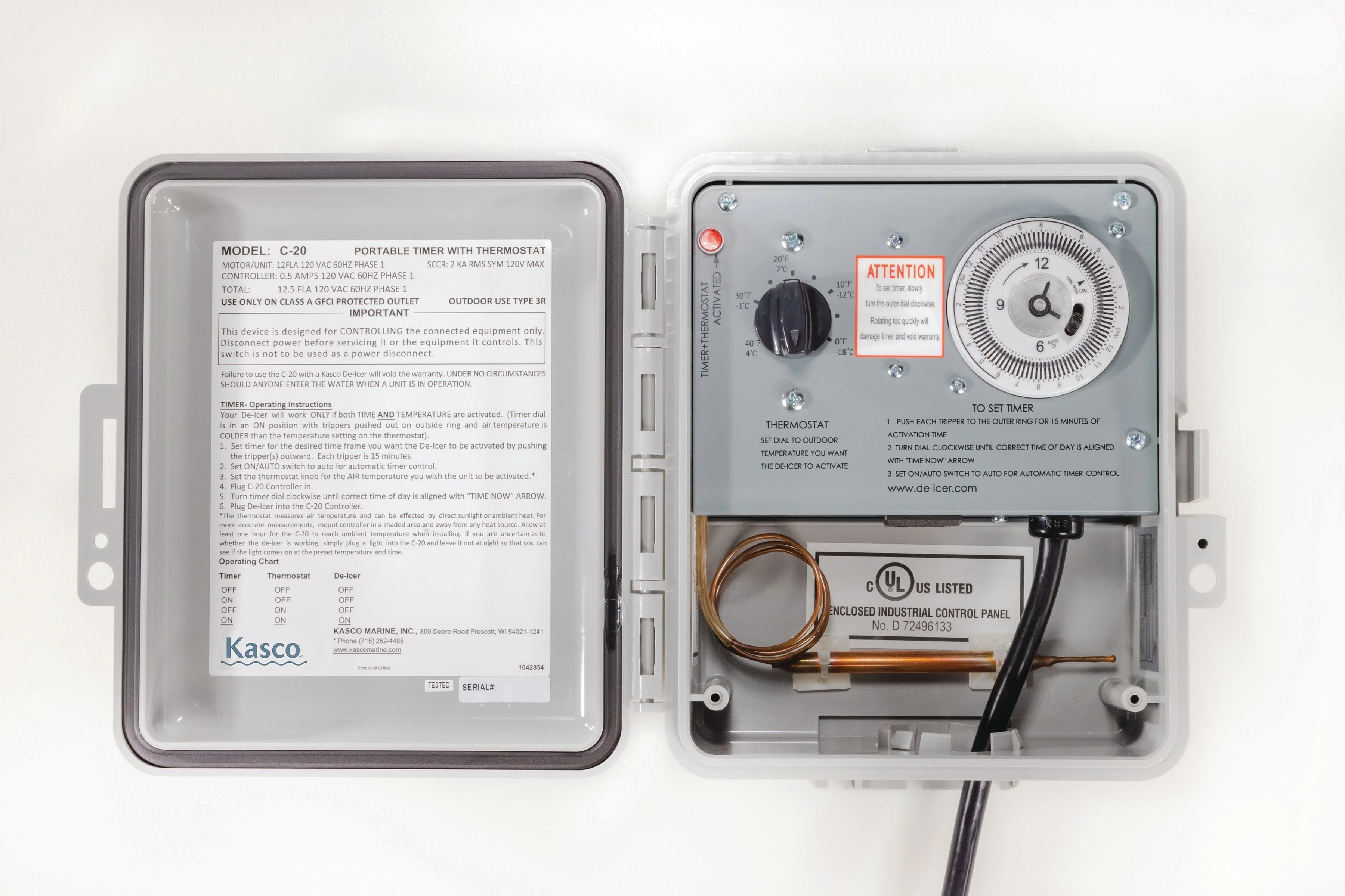 Kasco C-20 Timer & Temperature Control for De-icers