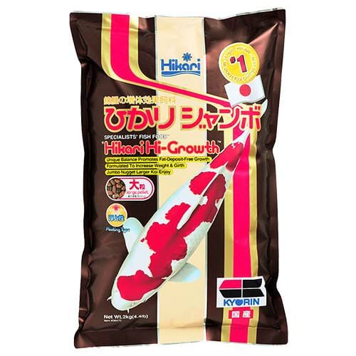 Hikari Hi-Growth Koi Food - Floating, Large Pellets, 4.4 lbs.