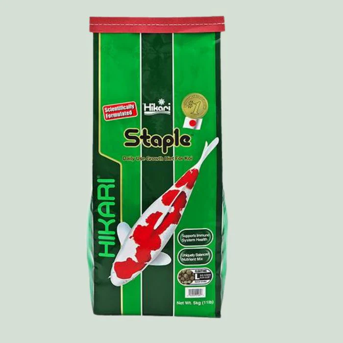 Hikari Staple Koi Food - Floating, Large Pellets 11 lbs.