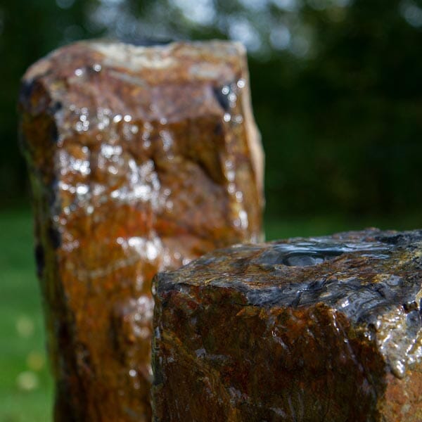 Atlantic 3 Piece Natural Basalt Column Fountain Kit - 24