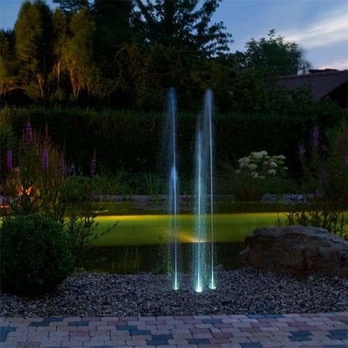 Oase Water Trio Lighted Spray Fountain
