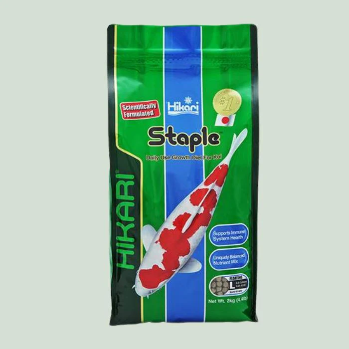 Hikari Staple Koi Food - Floating, Large Pellets, 4.4 lbs.