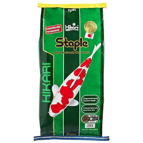 Hikari Staple Koi Food - Floating, Medium Pellets, 22 lbs.