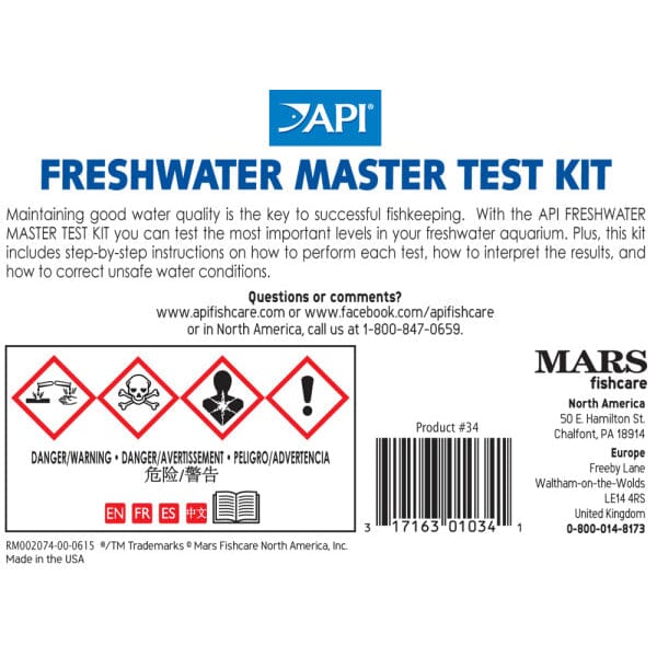 API Freshwater Master Test Kit - Aquarium