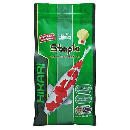 Hikari Staple Koi Food - Floating, Small Pellets, 4.4 lbs.