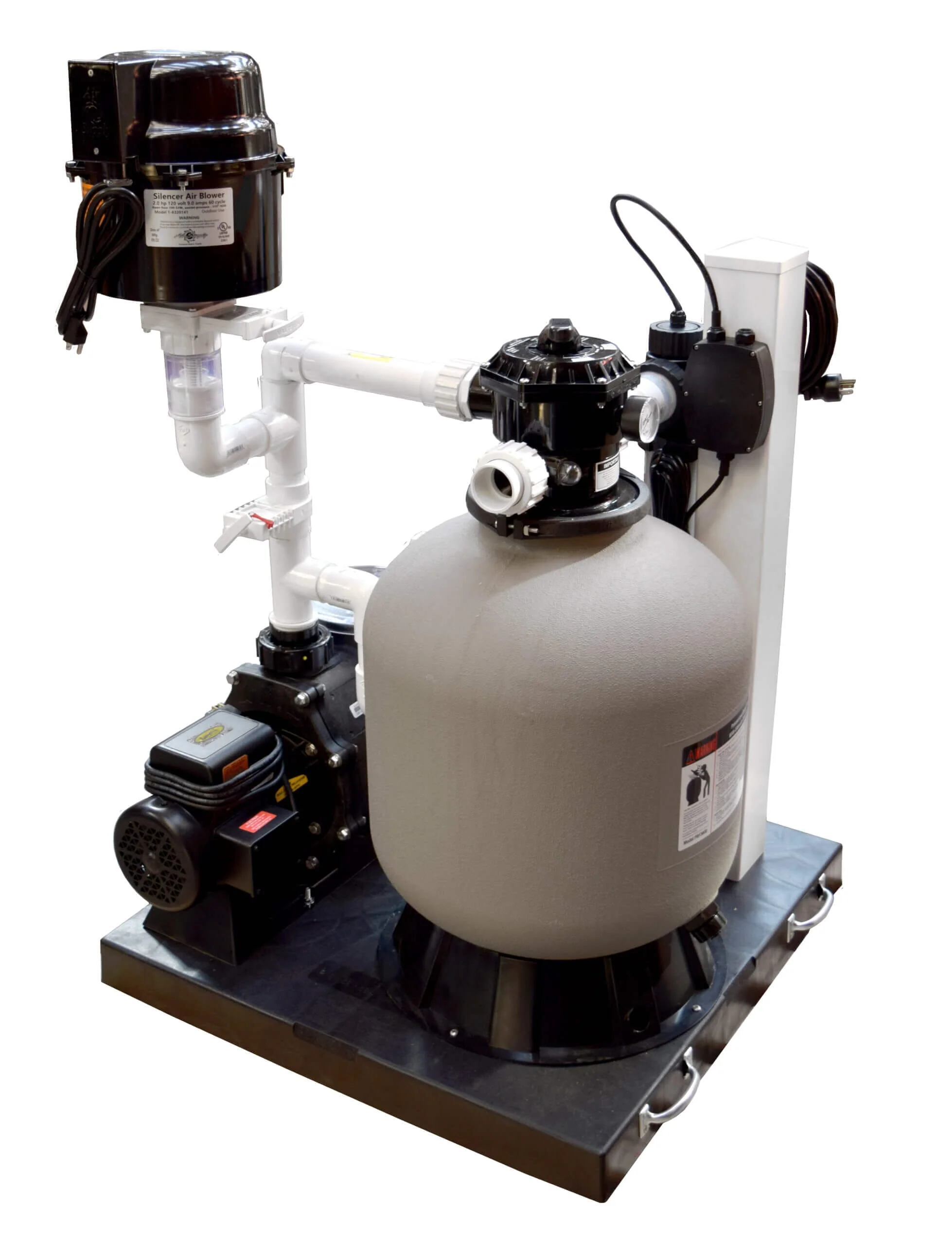 EasyPro SMF3600 Complete Skid Mount Filtration system up to 3600 gallons