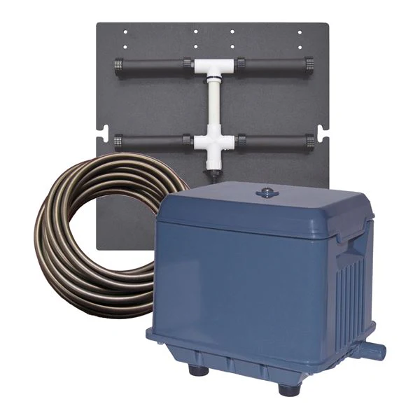 Shallow Water Aeration kits - Linear compressor with diffuser