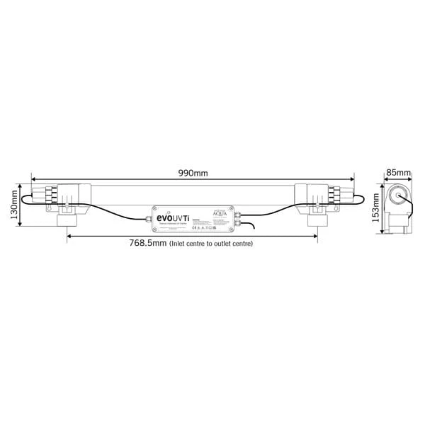 Evolution Aqua Evo Titanium Enhanced UV Clarifier
