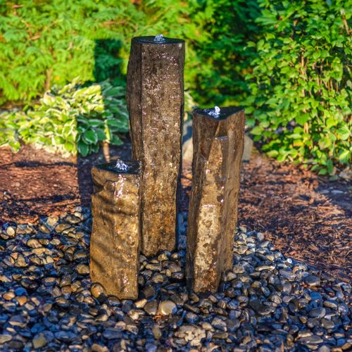 EasyPro Tranquil D��cor Polished Top Real Basalt Three Pack - 20
