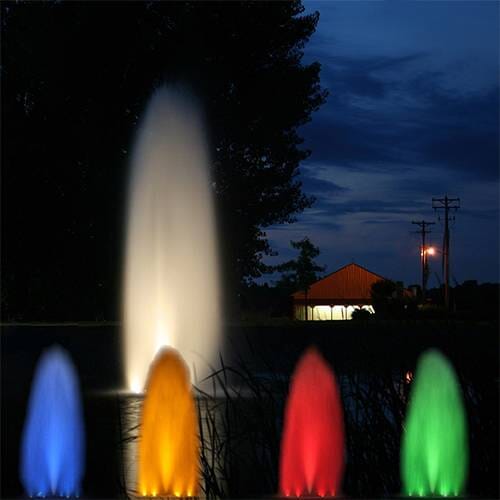 Kasco LED Composite Lighting for 1/2 - 1 HP Fountains (3 Fixtures)