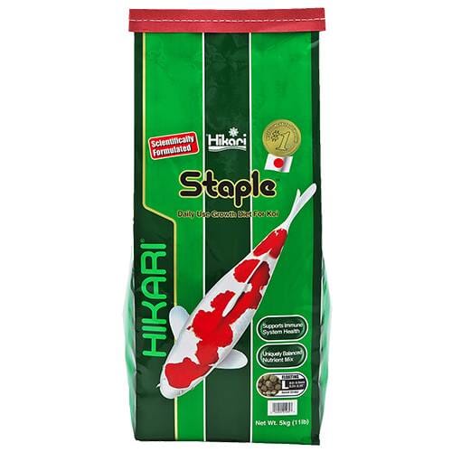 Hikari Staple Koi Food - Floating, Large Pellets 11 lbs.