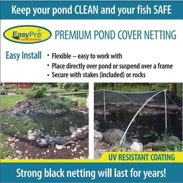 EasyPro Boxed Premium Pond Cover Netting - 100 ft. Rolls