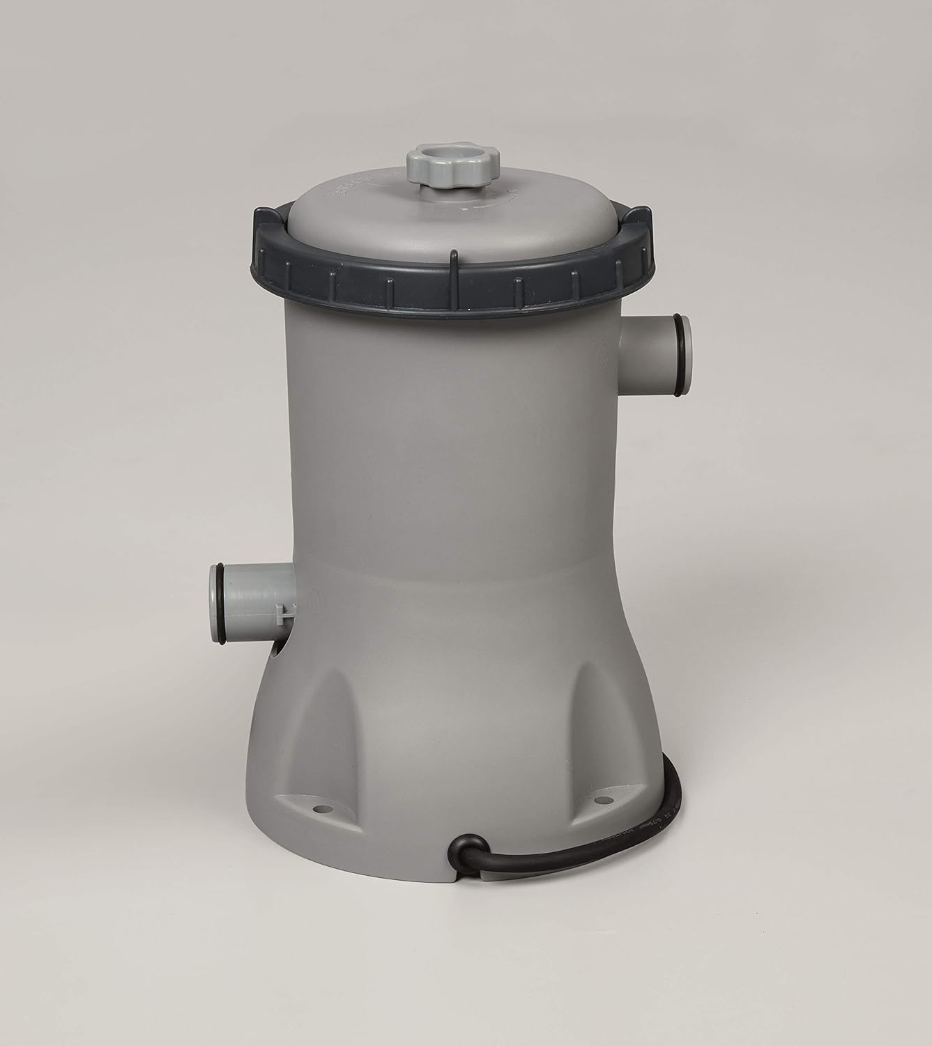 Bestway Power Steel Deluxe Piscine tubulaire ronde avec cadre en acier solide Kit complet Aspect rotin 366 x 100 cm, Marron