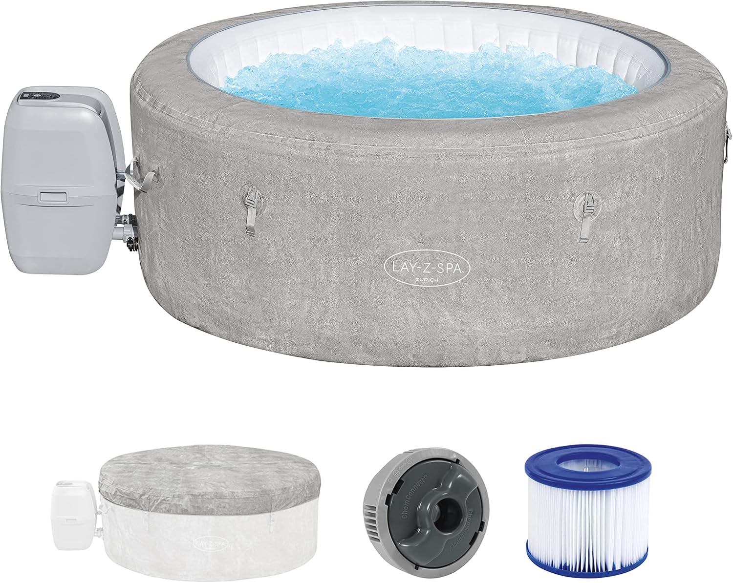 Spa gonflable rond BESTWAY Lay-Z-Spa® Miami Airjet™ 2 - 4 personnes