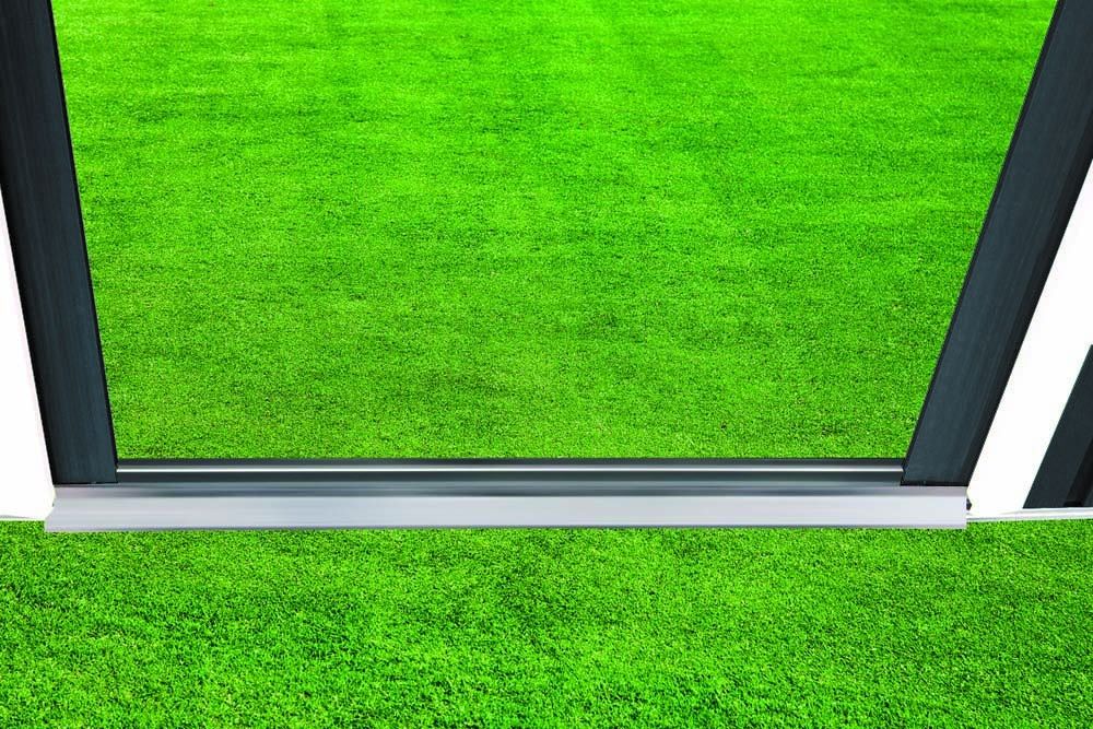 Abri de Jardin en Tôle Galvanisée Cabane de Rangement à Outils Porte Double 2 Aérations, 277x191x192cm, Gris et Blanc