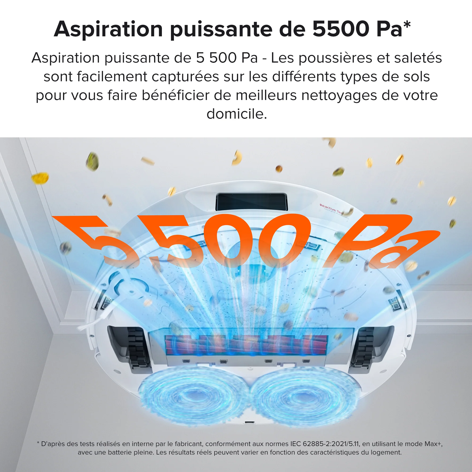 Roborock Qrevo robot aspirateur laveur avec station multifonction