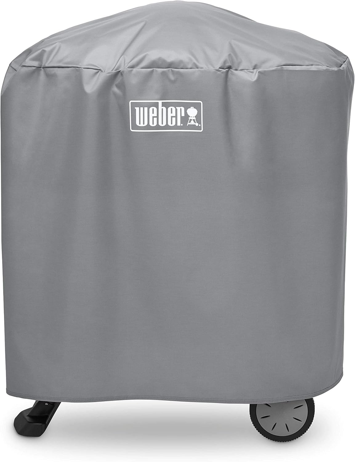 Weber Q1400 Barbecue électrique avec support, surface de cuisson 43 x 32 cm, nomade, grille en fonte émaillée divisée en 2 parties, couvercle et cuve en fonte d'aluminium - Gris foncé (52020853)