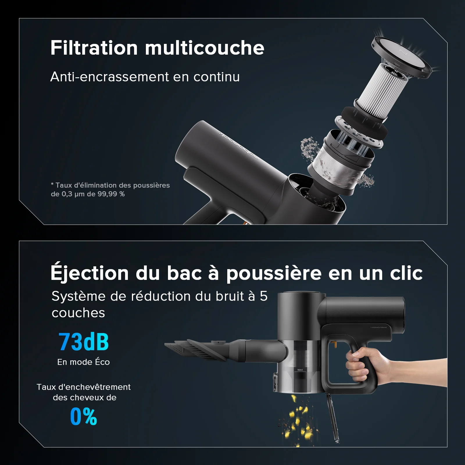 Roborock F25 Combo & F25 ACE Combo 5-en-1 aspirateur laveur sans fil sec et humide