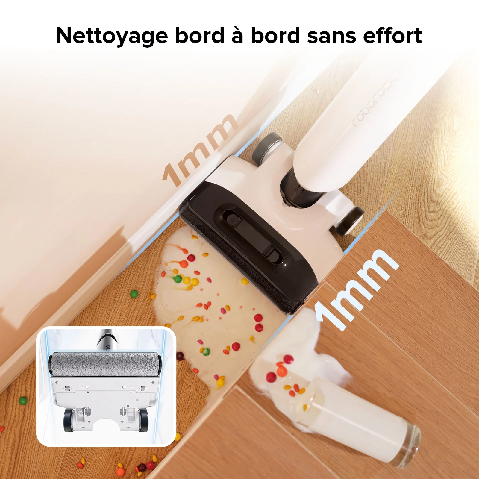 Aspirateur laveur Roborock Flexi