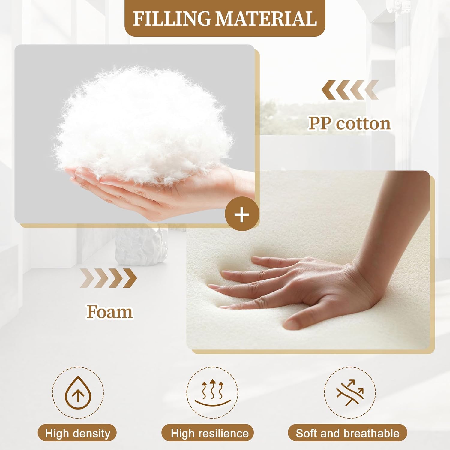 Zepneiy Salon de Jardin, Salon de Jardin 4 Personnes, avec canapé, Table Basse et Coussins, Housse en Tissu déhoussable et Lavable, Noir (Coussins d'assise Inclus)