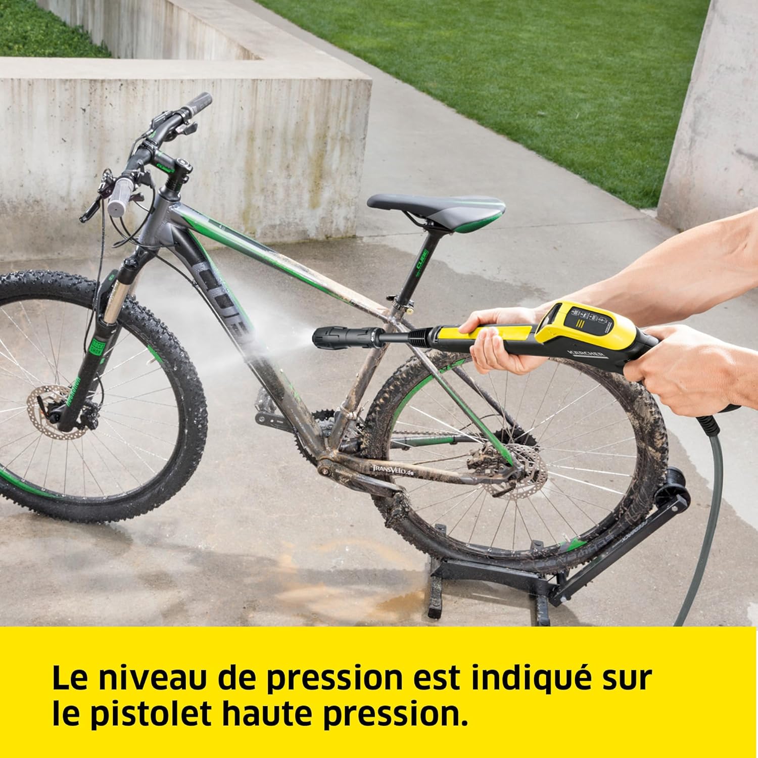 Kärcher Nettoyeur Haute Pression K 4 Power Control Flex Home, Pression : max. 130 bar, Débit : 420 l/h, Surface : 30 m²/h, Poids : 11,5 kg, Pistolet Haute Pression, Rotabuse, Lance, Home Kit