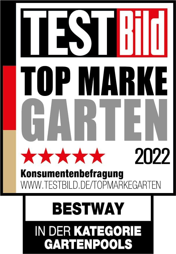 Bestway Steel Pro Frame Piscine carrée sans pompe en acier Bleu 400 x 211 x 81 cm bleu 56405