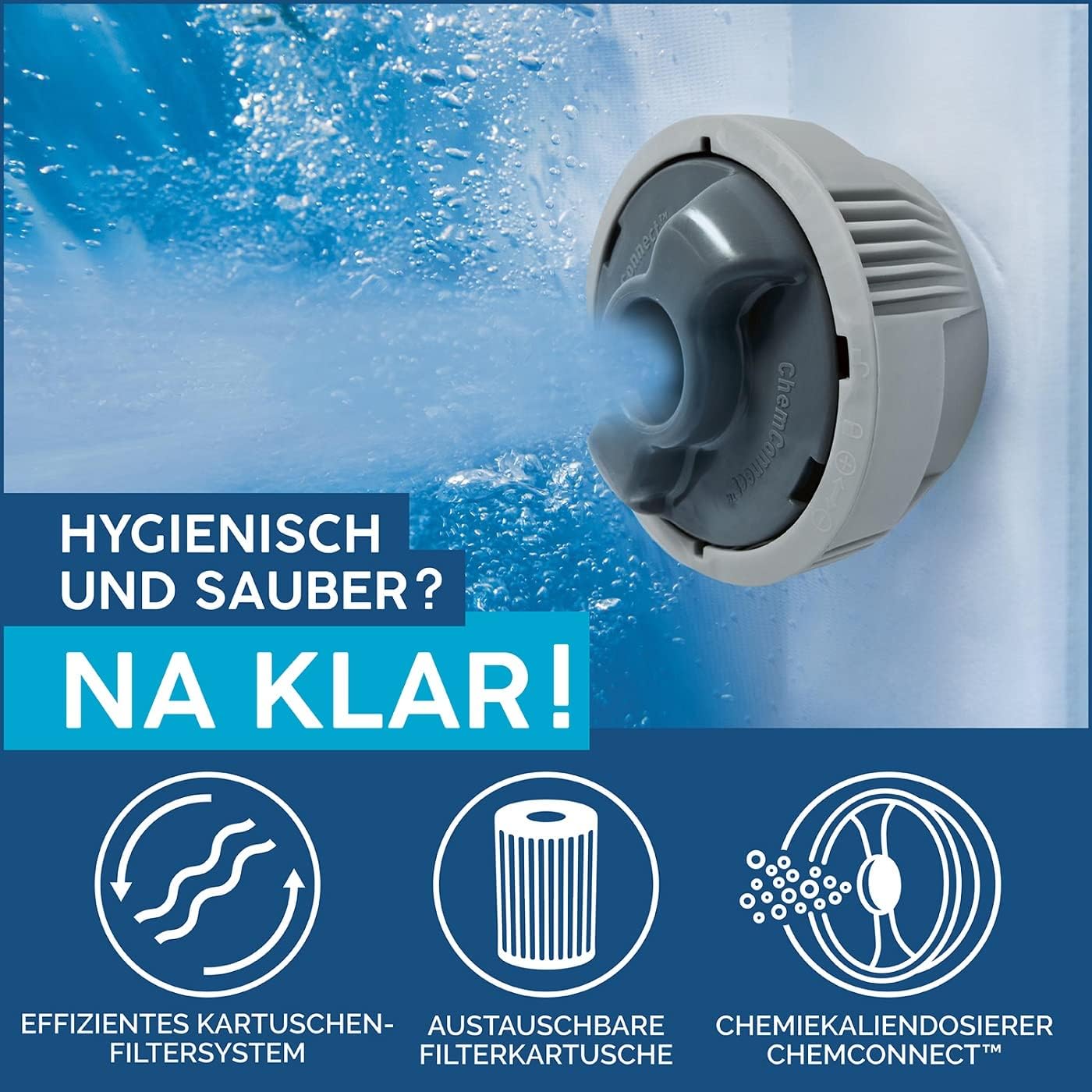 Spa gonflable rond BESTWAY Lay-Z-Spa® Miami Airjet™ 2 - 4 personnes