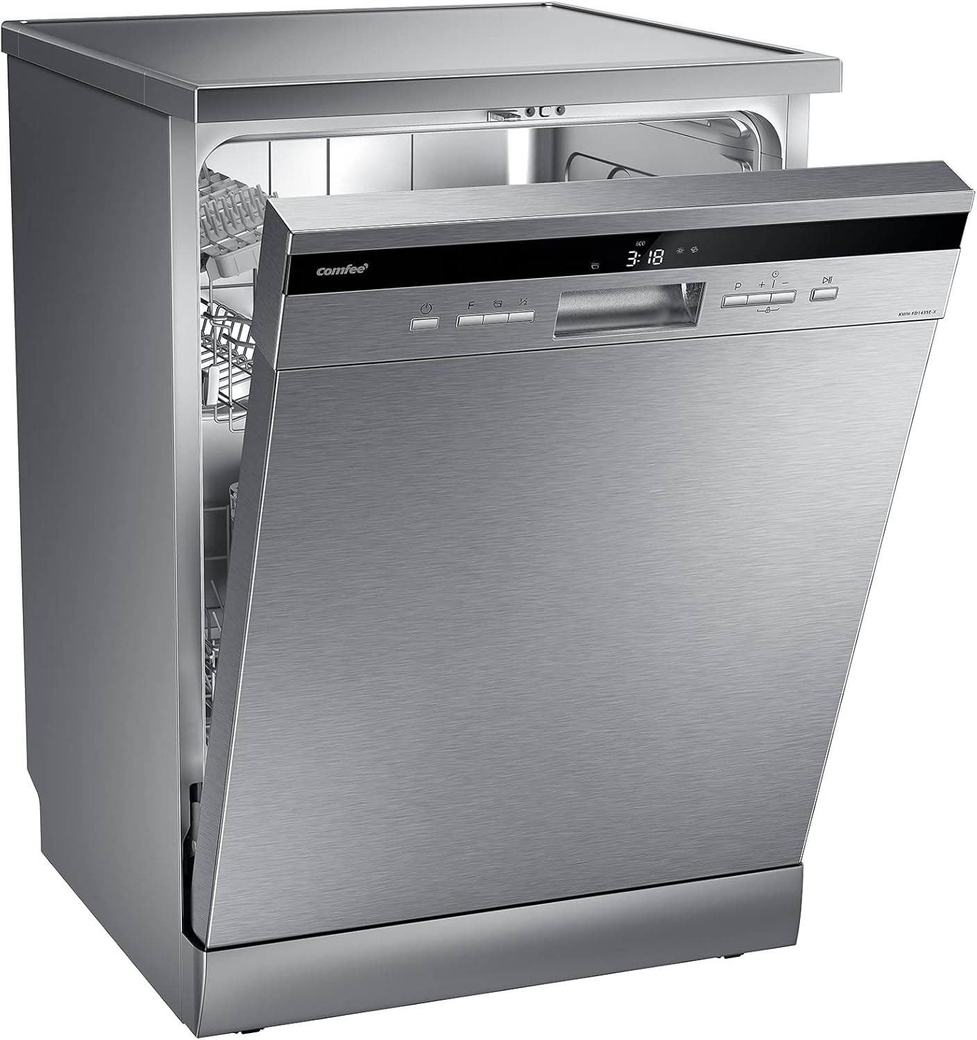 COMFEE’ FD1435E-X | Lave-vaisselle 14 Couverts Ultra-Silencieux