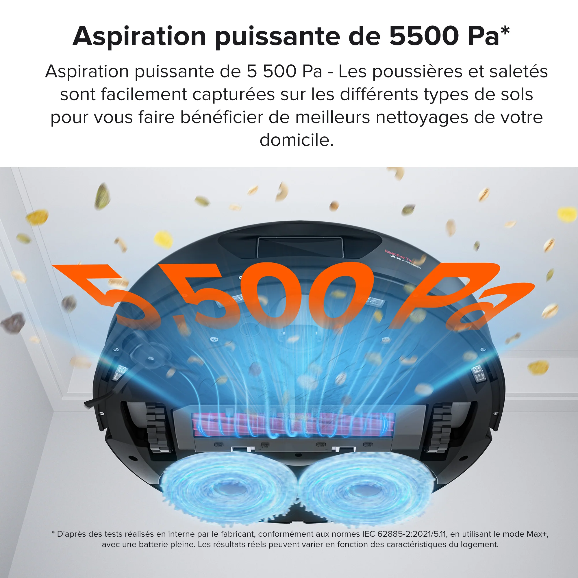 Roborock Qrevo robot aspirateur laveur avec station multifonction