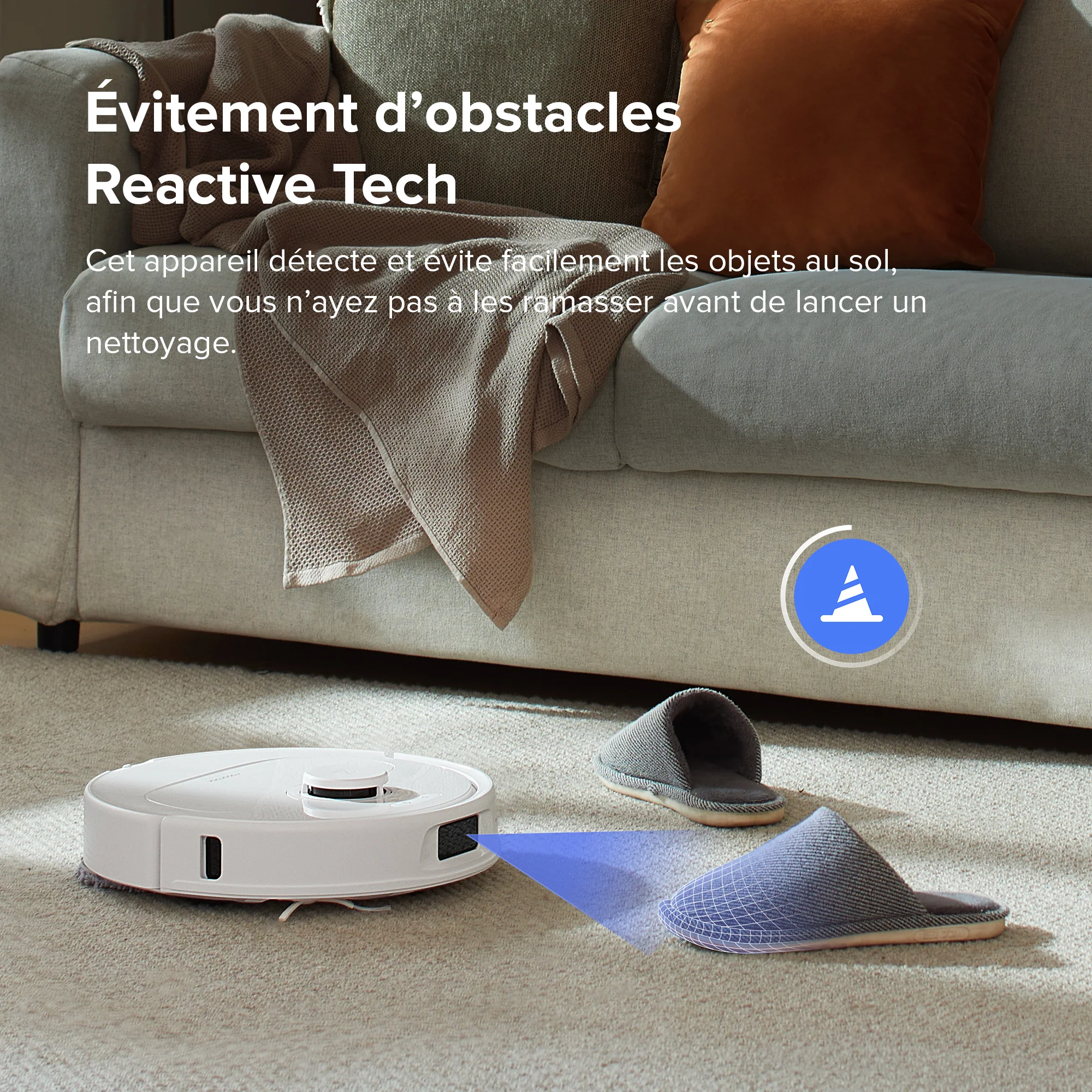 Roborock Qrevo S robot aspirateur laveur avec station multifonction