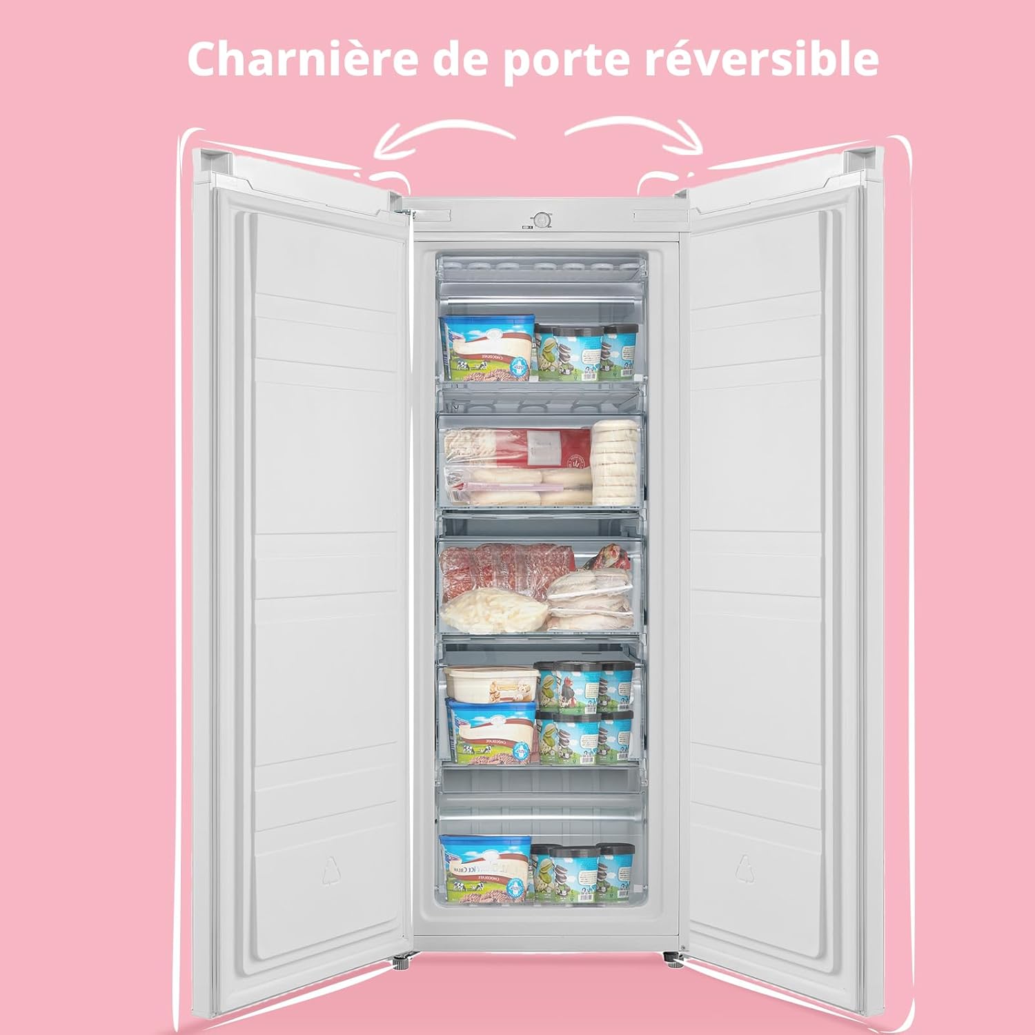 COMFEE’ RCU160WH2(E) | Congélateur Armoire 160L