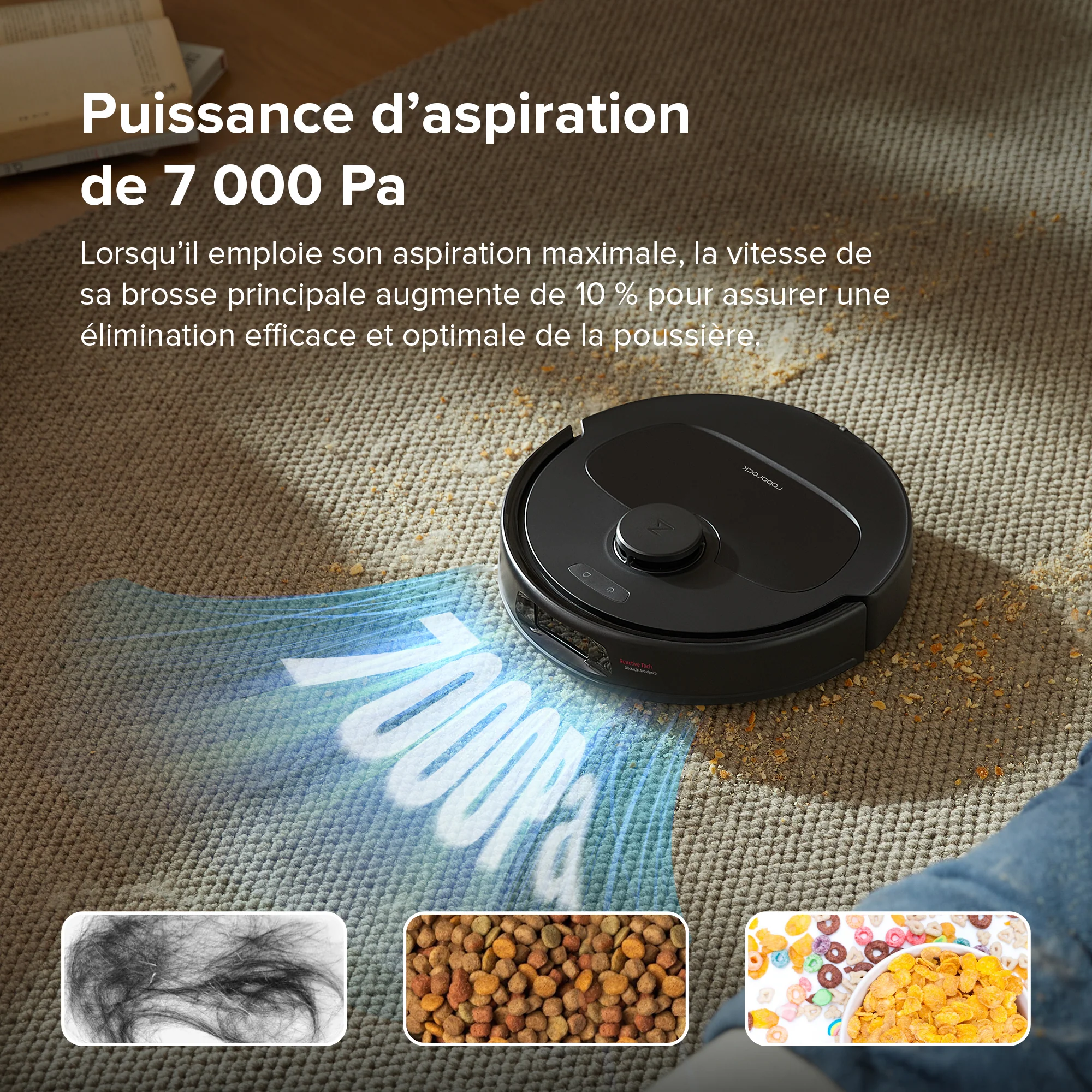 Roborock Qrevo S robot aspirateur laveur avec station multifonction