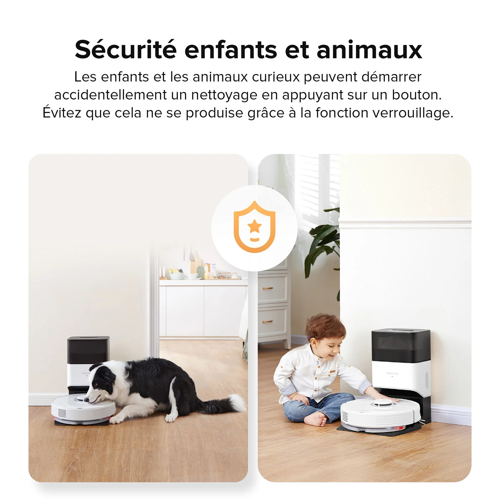 Roborock Q7 Max+ robot aspirateur avec station de vidage automatique