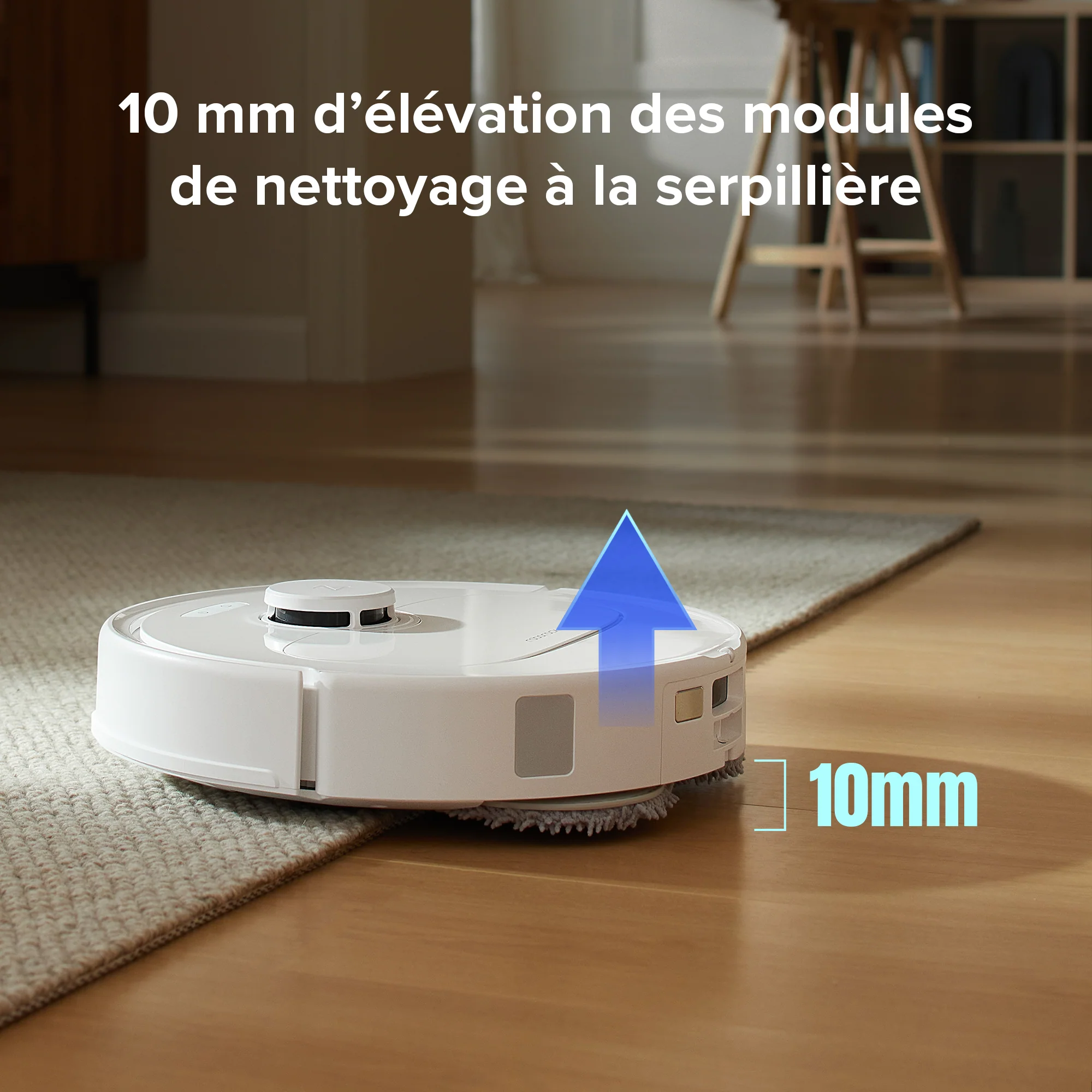 Roborock Qrevo S robot aspirateur laveur avec station multifonction