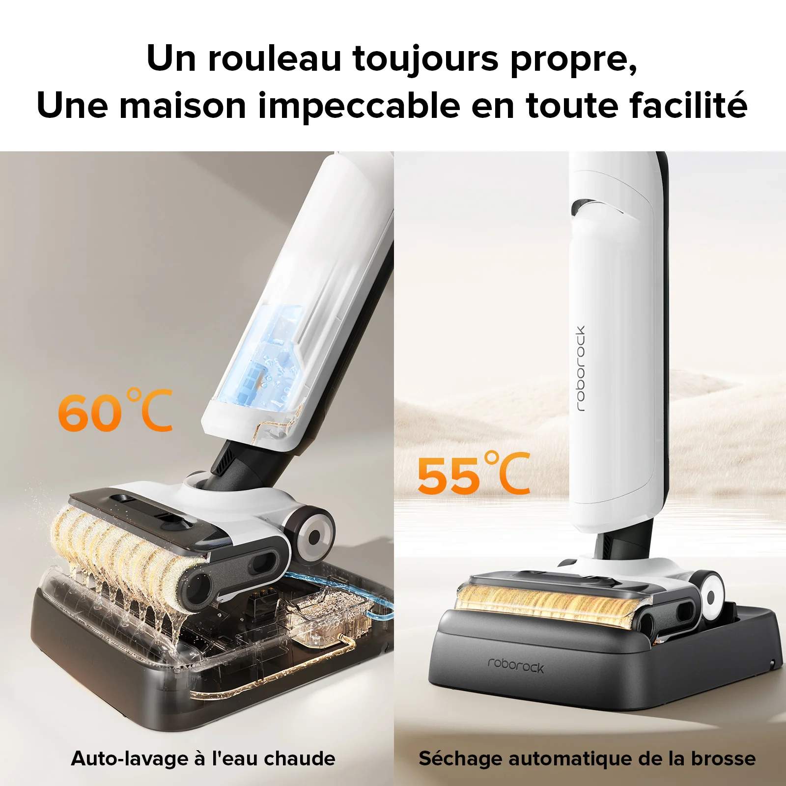 Aspirateur laveur Roborock Flexi