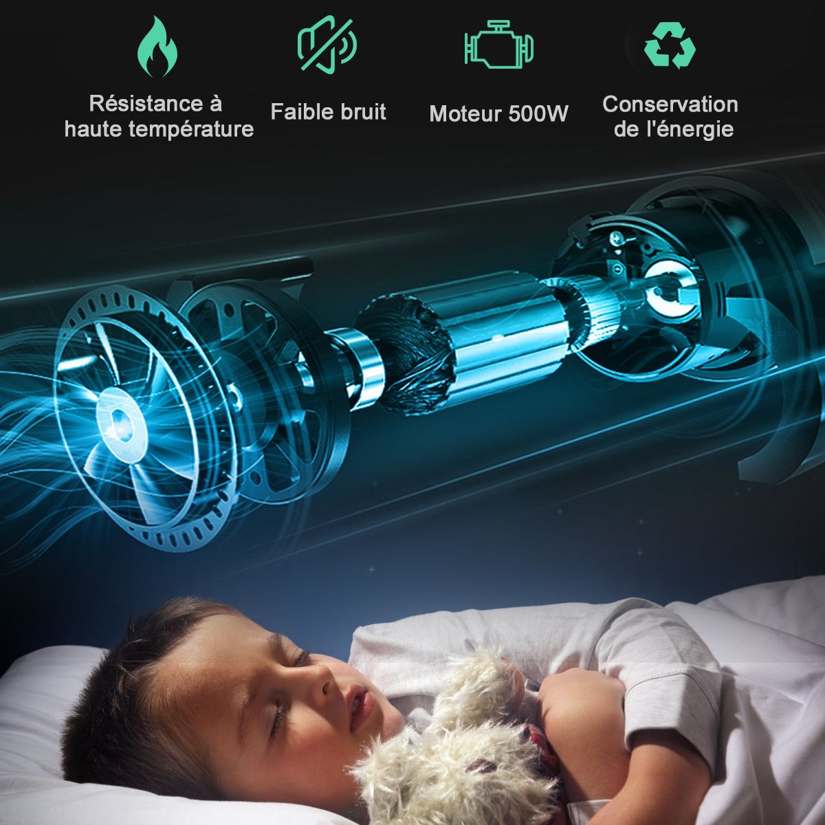 Tapis de Course/Marche Pliable 500W 12 Programmes Prédéfinis 0,8-9,6 Km/h Ecran Tactile LED 4 Touches de Raccourci Noir Support pour Ipad