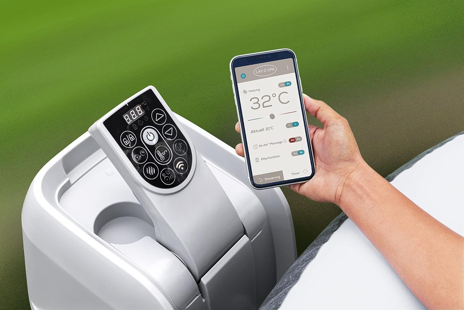 Spa gonflable rond BESTWAY Lay-Z-Spa® Miami Airjet™ 2 - 4 personnes