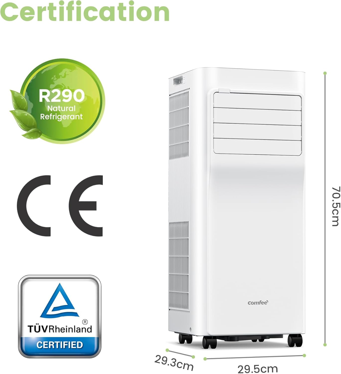COMFEE Breezy Cool 2.0 | Climatiseur Mobile Connecté 7000 BTU